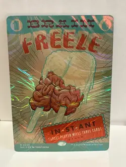 Brain Freeze HALO FOIL Secret Lair Encyclopedia Of Magic Near Mint - Image 1