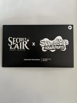 Internet Sensation (Rainbow Foil) SpongeBob MTG Secret Lair Sealed - Image 1