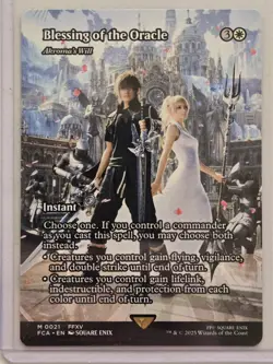Blessing of the Oracle - Akroma's Will (Showcase) Final Fantasy, Non-Foil - Image 1