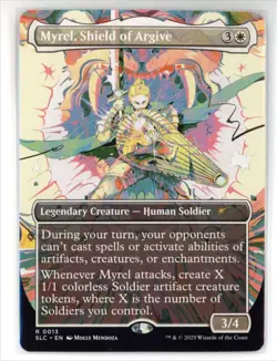 SLC Myrel, Shield of Argive #13 Borderless Encyclopedia Countdown Secret Lair - Image 1