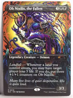 Ob Nixilis, the Fallen [New, Near Mint] Mythic {An Encyclopedia of Magic SLD} - Image 1