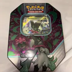Pokemon TCG Paldea Partners Tin 4 Booster Packs Meowscarada ex New/Sealed - Image 1