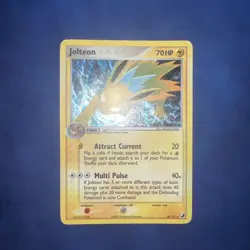 JOLTEON HOLO 8/115 2005 POKEMON EX UNSEEN FORCES - MP/LP - Image 2