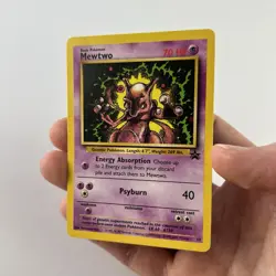 Mewtwo 14/53 Wotc Promo Vintage Black Star Pokemon TCG 1998 LP - Image 4