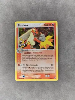 Pokemon TCG Blaziken 3/109 Holo Rare EX Battle Stadium - LP - Image 1
