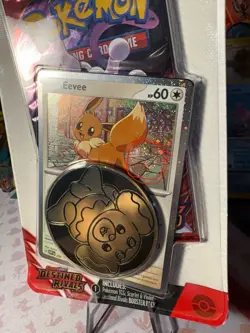 💫 SWIRL💫 Pokemon Destined Rivals Checklane Blister pack w/ Eevee Promo - Image 1