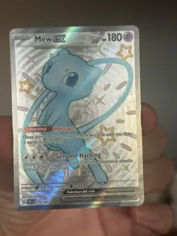 Pokemon TCG Mew EX #216/091 Paldean Fates Shiny Ultra Rare - Image 1