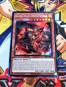 Blaster, Dragon Ruler of Infernos ra03-en010 (NM+) Collectors Rare Yu-Gi-Oh! - Image 1