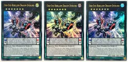 3 x GFP2-EN004 Odd-Eyes Rebellion Dragon Overlord Ultra Rare 1st Ed NM YuGiOh - Image 1