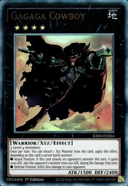 Gagaga Cowboy - Ultimate Rare 1st Edition RA04-EN064 - NM - YuGiOh - Image 1