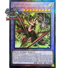 Yugioh! 1x Fiendsmith's Desirae RA04-EN056 Ultimate Rare 1st Ed NM - Image 1