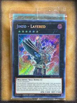 Yugioh Jinzo - Layered DLCS-EN149 Secret Rare Limited Edition SEALED - Image 1