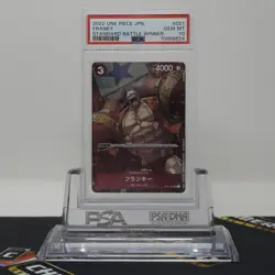 PSA 10 GEM MT Franky #OP01-021 Standard Battle Winner Japanese One Piece Cards - Image 1