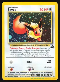 Eevee - 11 - Holo - WOTC Black Star Promo - Pokemon Card - Image 1