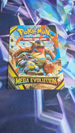 Pokemon TCG Mega Evolution Trainer Tips Art Card Ft. Mega Kangaskhan - Image 1