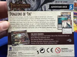 Pathfinder Adventure Card Game Rise of the Runelords Deck 5 Sins of the Saviors - Image 2