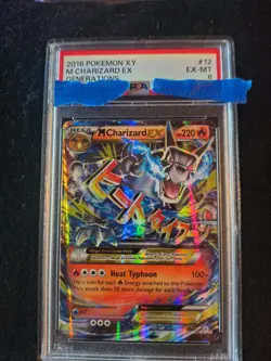 Pokemon TCG M Charizard EX Holo Card 12/83 PSA 6 XY Generations Ultra Rare 2016 - Image 1