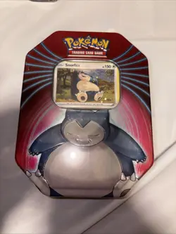 Pokemon Snorlax Tin w Booster Packs Sealed Trading Card Game - Image 1