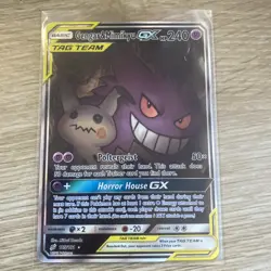 Gengar & Mimikyu GX Alternate Full Art 165/181 Sm-Team Up Holo Rare Pokemon Card - Image 1