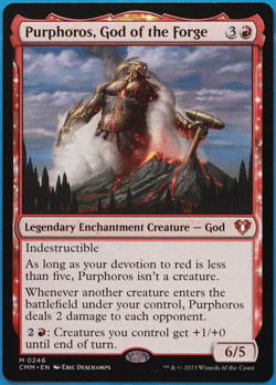 Purphoros, God of the Forge Commander Masters NM CARD (506715) ABUGames - Image 1