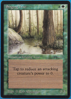 Singing Tree Arabian Nights NM (Reserved List MTG Magic Card) (506774) ABUGames - Image 1