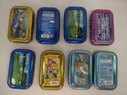 8 EMPTY Pokemon Go Mini Tins All Different Characters Card Holders Trinket Box - Image 4