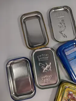 8 EMPTY Pokemon Go Mini Tins All Different Characters Card Holders Trinket Box - Image 5