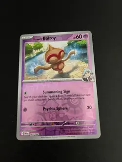 Steven's Baltoy 083/182 Reverse Holo Destined Rivals Pokemon Card TCG - Image 2