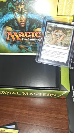 Magic the Gathering Chrome Mox Eternal Masters Artifact Card 219/249 Pack fresh - Image 1