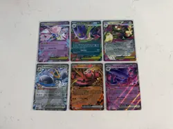 Phantasmal Flames Mega EX & EX Six (6) Card Bundle - Mega Gengar, Lopunny & More - Image 1