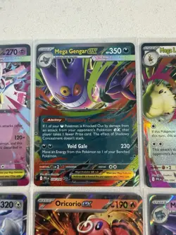 Phantasmal Flames Mega EX & EX Six (6) Card Bundle - Mega Gengar, Lopunny & More - Image 2