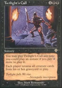 1x Twilight's Call - Foil Moderate Play MTG Magic - Kid Icarus - - Image 1