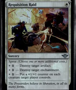 MTG Foil Requisition Raid U Outlaws of Thunder Junction 26 NM - Image 1