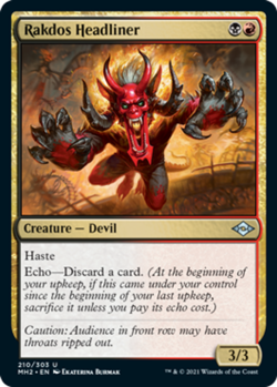 4x Rakdos Headliner ~ Near Mint Modern Horizons 2 MTG Magic x4 4 UltimateMTG Pla - Image 1