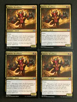 Rakdos Headliner x4 MTG UC Modern Horizons 2 Mint Playset Magic the Gathering - Image 1