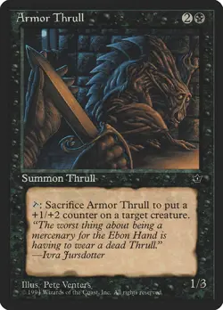 Armor Thrull (Venters) - Fallen Empires (FEM) - MTG Rare English Non Foil - Image 1