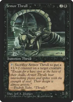 Armor Thrull (Menges) - Fallen Empires (FEM) - MTG Rare English Non Foil - Image 1