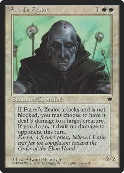 Farrel's Zealot - Fallen Empires (FEM) - MTG Rare English Non Foil - Image 1