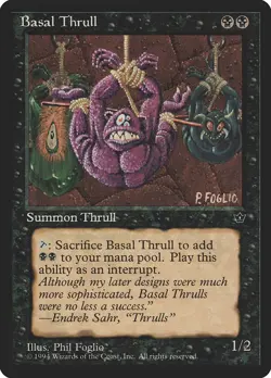 Basal Thrull (P. Foglio) - Fallen Empires (FEM) - MTG Rare English Non Foil - Image 1