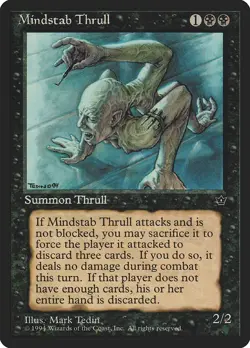 Mindstab Thrull (Tedin) - Fallen Empires (FEM) - MTG Rare English Non Foil - Image 1