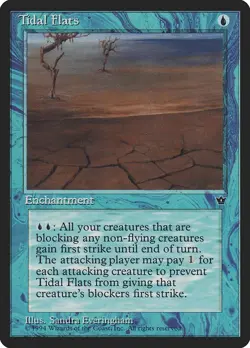 Tidal Flats (Everingham) - Fallen Empires (FEM) - MTG Rare English Non Foil - Image 1