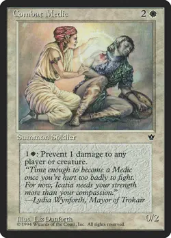 Combat Medic (Danforth) - Fallen Empires (FEM) - MTG Rare English Non Foil - Image 1