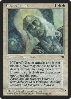 Farrel's Zealot (Ferguson) - Fallen Empires (FEM) - MTG Rare English Non Foil - Image 1