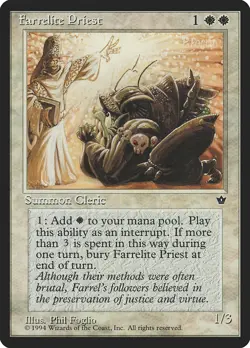 Farrelite Priest - Fallen Empires (FEM) - MTG Rare English Non Foil - Image 1