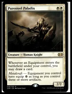 Double Masters #26 Puresteel Paladin - Image 1