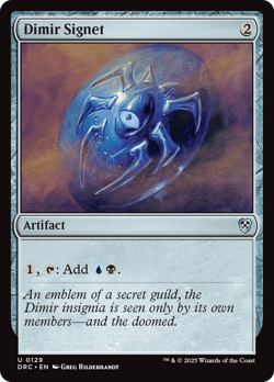 Dimir Signet [Aetherdrift Commander] Magic MTG - Image 1