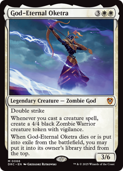 God-Eternal Oketra [Aetherdrift Commander] Magic MTG - Image 1