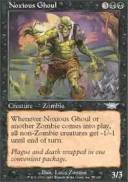 1x Noxious Ghoul Moderate Play MTG Magic - Kid Icarus - - Image 1