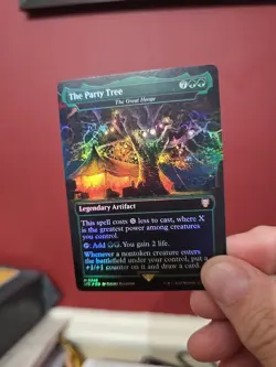 The Party Tree Great Henge X1 Mtg Lord Of The Rings MINT Foil Borderless - Image 1