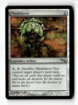 MTG | Mindslaver | Mirrodin | Foil | Moderately Played | English - Image 1